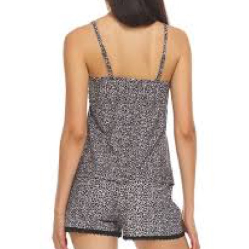 RENE ROFE LEOPARD PRINT CAMI AND SHORTS PAJAMA SET NWOT - Picture 2 of 10